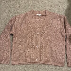 Z Supply Ryleigh Cable Knit Sweater Medium